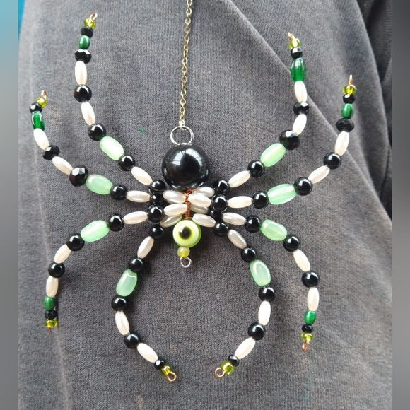 Handmade Jewelry - Artisan Evil Eye Beaded Spider